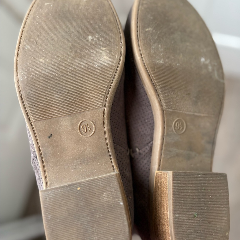 Target Gray Leather Booties - Picture 5 of 5